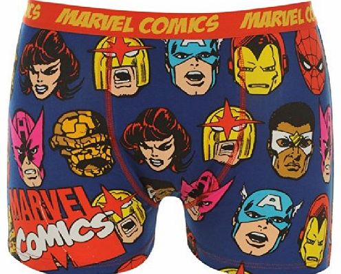 SuperHero  Boxer Shorts Mens[Medium,Marvel]